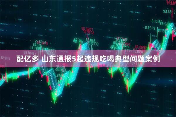 配亿多 山东通报5起违规吃喝典型问题案例