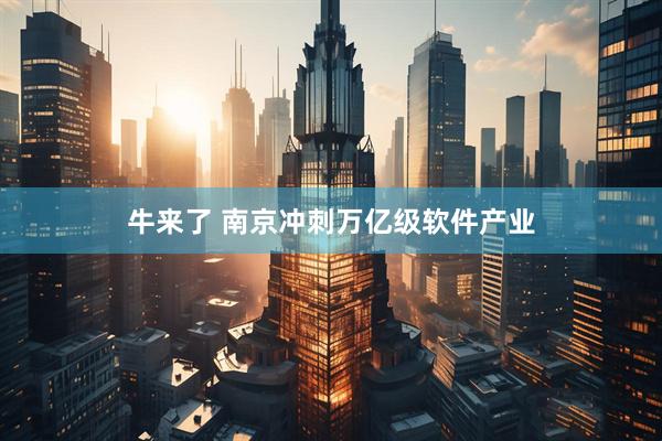 牛来了 南京冲刺万亿级软件产业